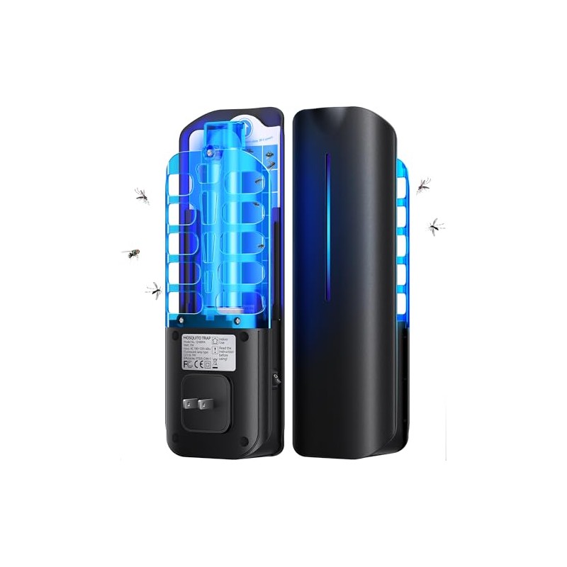BURLAN Flying Insect Trap with UV Light & Glue Board