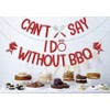 LANKBACK Can't Say I Do Without BBQ Banner Engagement Wedding