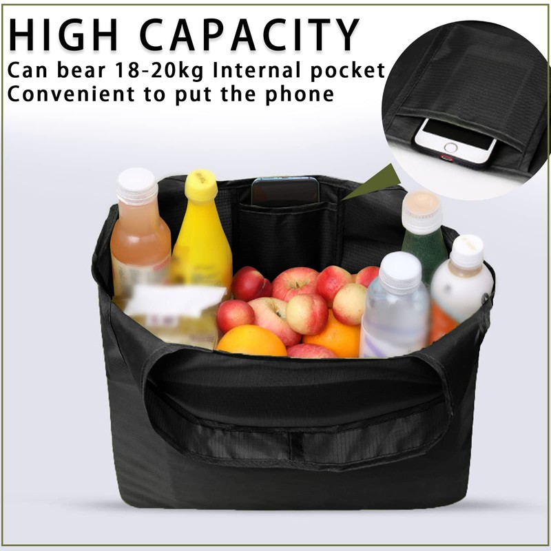 Modixun 4 Pack Ultra Large Foldable Shopping Bags Reusable Sturdy