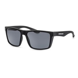 Back in Black Polarised Men's Sunglasses/Rectangular Outdoor Sports Sunglasses/100% UV Protection, black