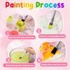 ZUVRDIAI Paint by Number Kits Beagle Dog on Flower Meadow