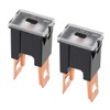 uxcell Tridge Fuse 32V 80A Male Terminal Blade J Case