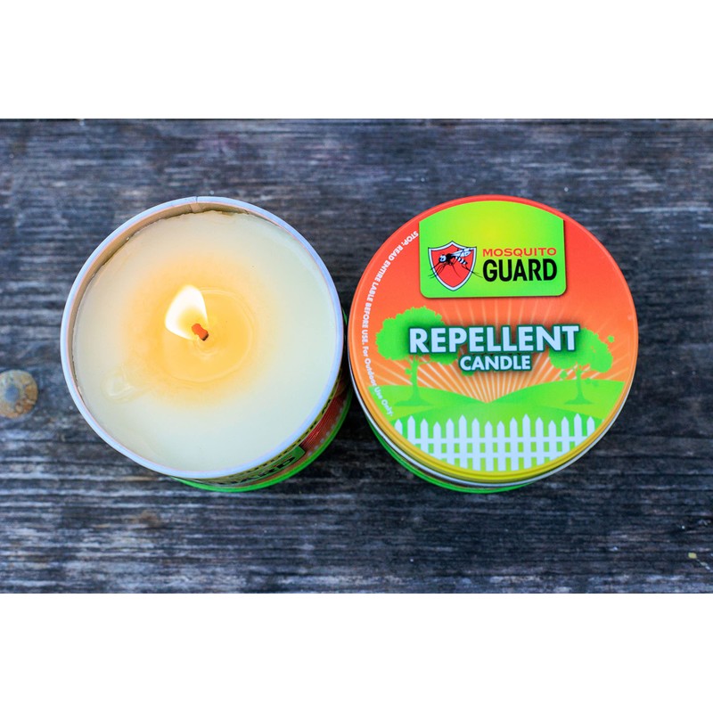 Mosquito Guard 12oz Mosquito Repellent Outdoor Patio Candle - Burns