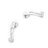 Alloy Window Handle Riser Winder Crank for Classic Car (Silver)