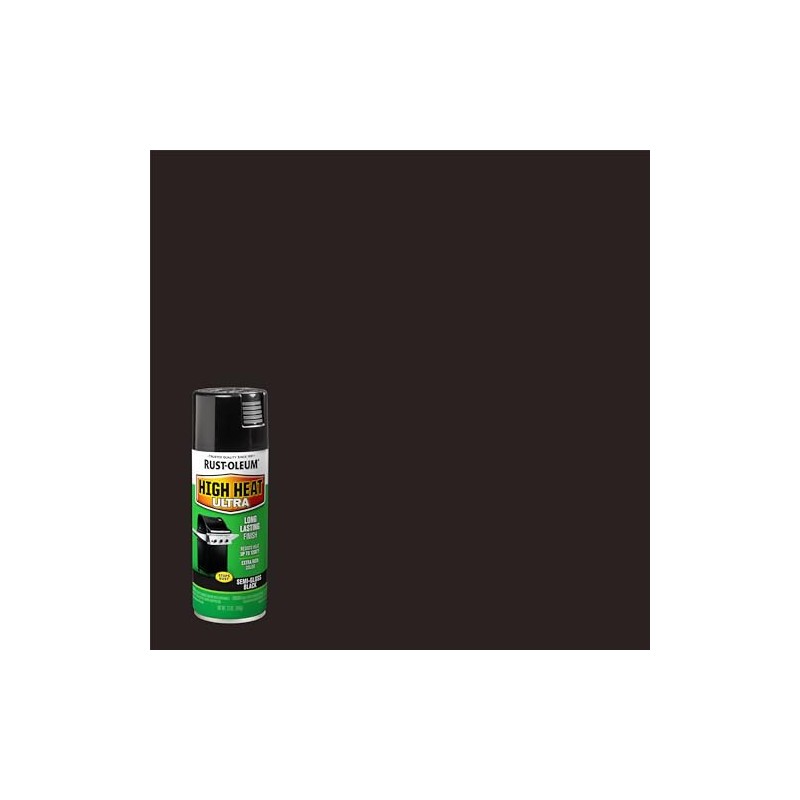 Rust-Oleum 241169 High Heat Ultra Spray Paint, 12 oz, Black