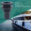 1-1/2in Thru Hull Fittings for Boats, ABS Plastic Through Hull