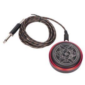 Tattoo Foot Pedal Round Shaped Prevent Slipping Stable Transmission Foot Pedal Switch Red