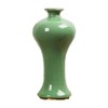 Celadon Porcelain Vase,Jade Green Big-Head Flower Vase,龙泉青瓷花瓶 (Plum Green(Hacking Pieces))
