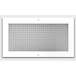 8" x 14" or 14" x 8" Cube Core Eggcrate Return Air Grille - Aluminum Rust Proof - HVAC Vent Duct Cover - White [Outer Dimensions: 9.75 X 15.75]