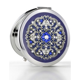 Elegant Compact Mirror - Perfect for Mother of The Bride Gifts, Maid of Honor Gifts, Mother of The Groom Gifts, Daughter in Law Gifts, Sister in Law Gifts and Sister of The Bride