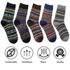 Justay Pucott 5 Pairs of Wool Socks, Warm Women’s Socks,