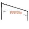 Only Hangers Industrial Strength Z Rack with Add-On Hangrail and