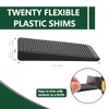 Cuñas para muebles, cuñas flexibles de plástico para nivelar muebles,
