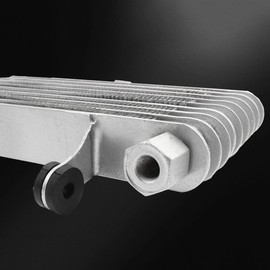 Aluminum Motorcycle Engine 8 Row Cooling Radiator for 125CC-250CC Motorcycle Dirt Bike ATV M12