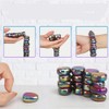 XFSRG 30 Pieces Magnetic Hematite Magnets Colors Fridge Magnets with