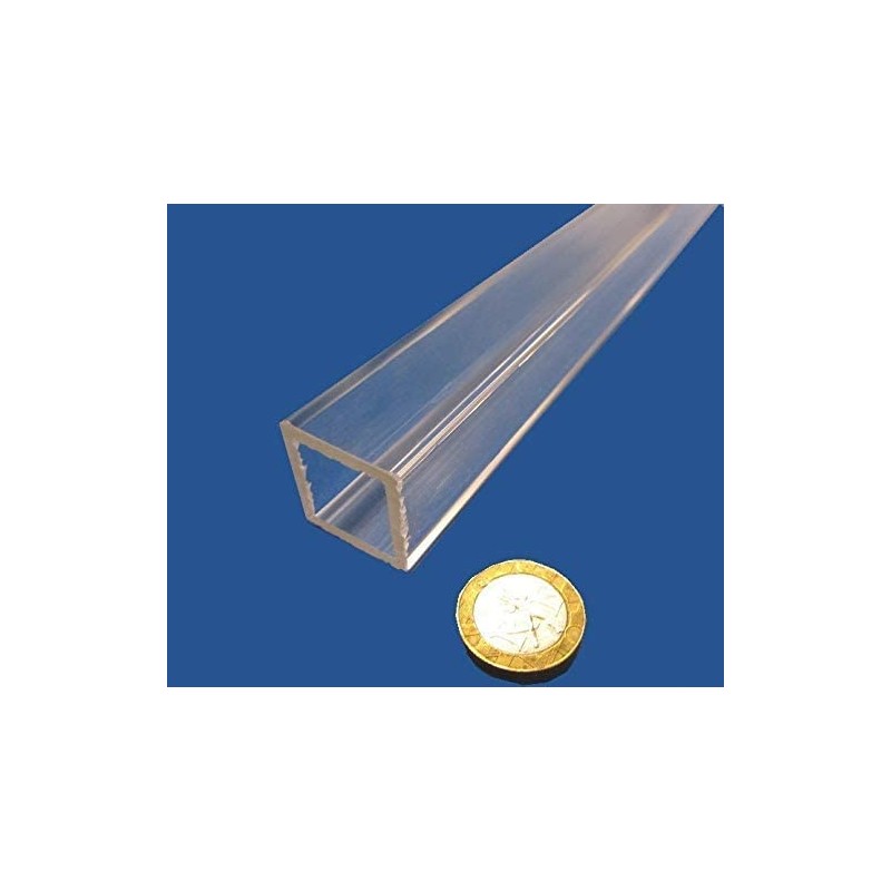 Acrylic Extruded Square Tube 1.0" OW x .750 (3/4") IW