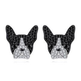 YFN Dog Stud Earrings Sterling Silver Dog Breed Earrings Jewellery Puppy Gifts for Women
