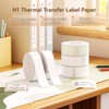 NIIMBOT Thermal Transfer Labels only for B18/N1 Label Maker, 13x35mm