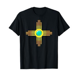 Zia Symbol New Mexico State Flag Banner Sun First Nation T-Shirt
