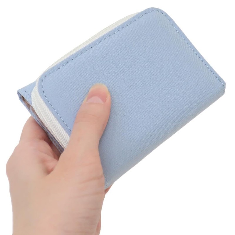 Snoopy Zip Trifold Wallet Blue Appliques Olaf