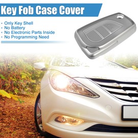 ACROPIX TPU 360 Degree Smart Key Fob Case Keyless Entry Remote Shell Protector Cover Fit for Toyota Corolla CHR 4Runner with 3 Buttons - Pack of 1 Black