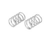 sourcingmap 1mmx12mmx20mm 304 Stainless Steel Compression Springs Silver Tone 10pcs