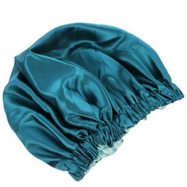 FOMIYES Large Double Layer Satin Sleep Hair Care Hat for Women Comfortable Elastic Band Bonnet for Night Sleep Protects Hair Style