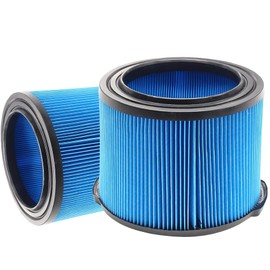 2 Pack VF3500 Replacement Filter for Ridgid Wet Dry Vac, 3-Layer Fine Dust Filter Compatible with WD4070 WD4522 WD4050 WD3050 WD4080 4000RV 4500RV Vacuum, Washable & Reusable