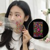 Heart Design Cubic Sticker Face Deco Art / 하트 디자인 큐빅 스티커 페이스 데코 아트