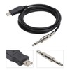 Guitar USB Cable 3 Meters Compatible with The Computer Connection