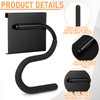 4 Pack S-Hooks for Wall Storage System, Heavy Duty Curved
