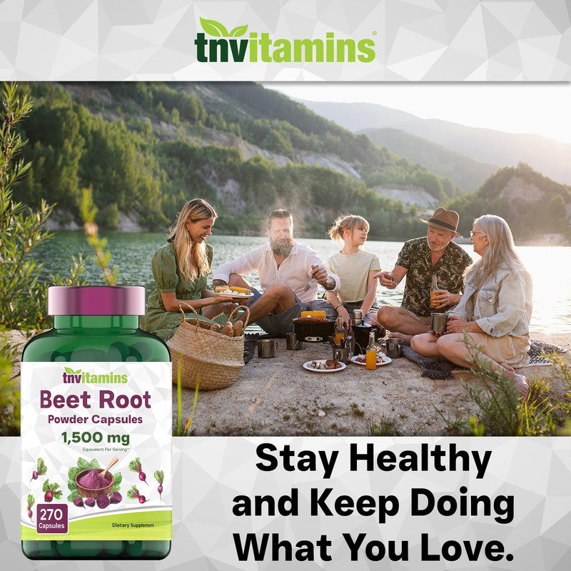 tnvitamins Beet Root Capsules 15,00 Mg Per Serving - 270