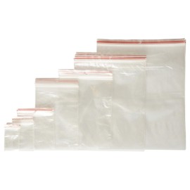 Netuno 100 x Ziplock Bags 70 x 100 mm Zip Bags Small Transparent Pull Lock Bags Ziplock Bags Polybag Sliding Lock Bags Quick Release Bags Reusable