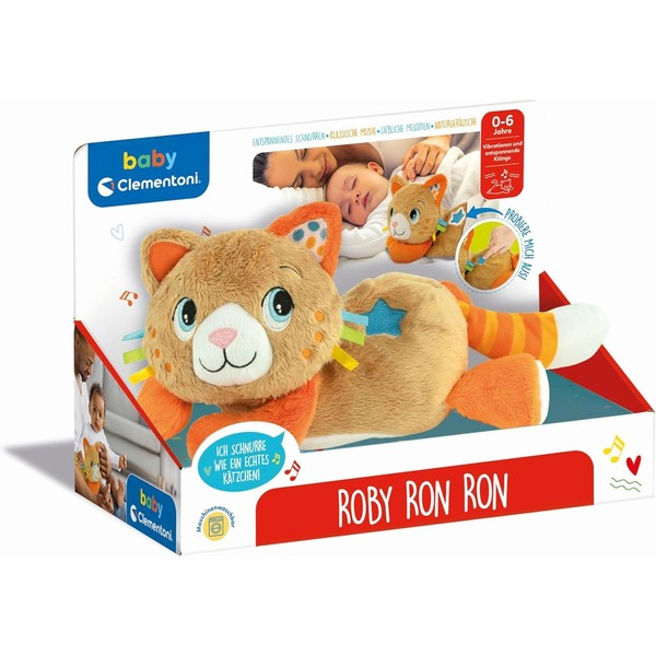 Clementoni Baby Kitty 59402 Sleeping and Cuddly Kitten Mustering Plush