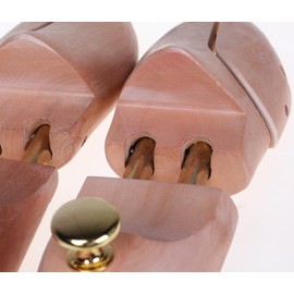 HIMRY Premium Shoe Tree, Adjustable, natual wood, in multiple sizes, UK Size 12 / 13, EU Size 45 / 46, UK Size 12-13, EU Size 45, EU Size 46, KXB6000-45