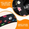 Steering Wheel Cover Cute Flowers, 2 Pieces Universal Car Steering