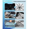 SLOGENTO Custom Fit Windshield Sun Shade for Jeep Compass 2017-2025