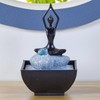 Zen'Light YOGA1 Springbrunnen Polyresin Schwarz 12 x 12 x 17