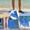 Swim Fins Adult | Portable Rubber Swim Flippers,Comfortable Swimming Equipment,