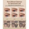 Eyebrow Powder Kit,2 Colors Light Coffee/Dark Brown Eye Brow Powder