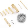 200 Pieces Picture Frames Hanging Hooks Set,Medium Photos Hangers Assortment
