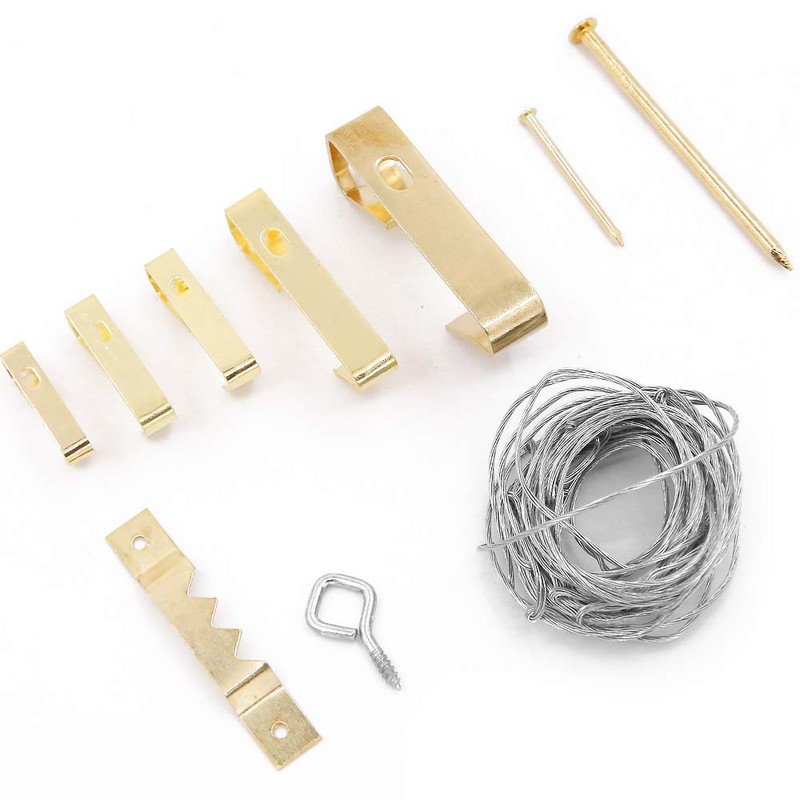 200 Pieces Picture Frames Hanging Hooks Set,Medium Photos Hangers Assortment