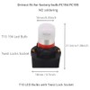 WLJH Red T10 Led Bulb Dash Lights Pc194 Pc195 Pc168