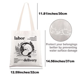 G2TUP Labor And Delivery Tote Bag L&D Nurse Gift Labor Nurse Shoulder Bag OB Nurse Gifts Labor And Delivery Nurse Gifts (Labor Delivery CA)