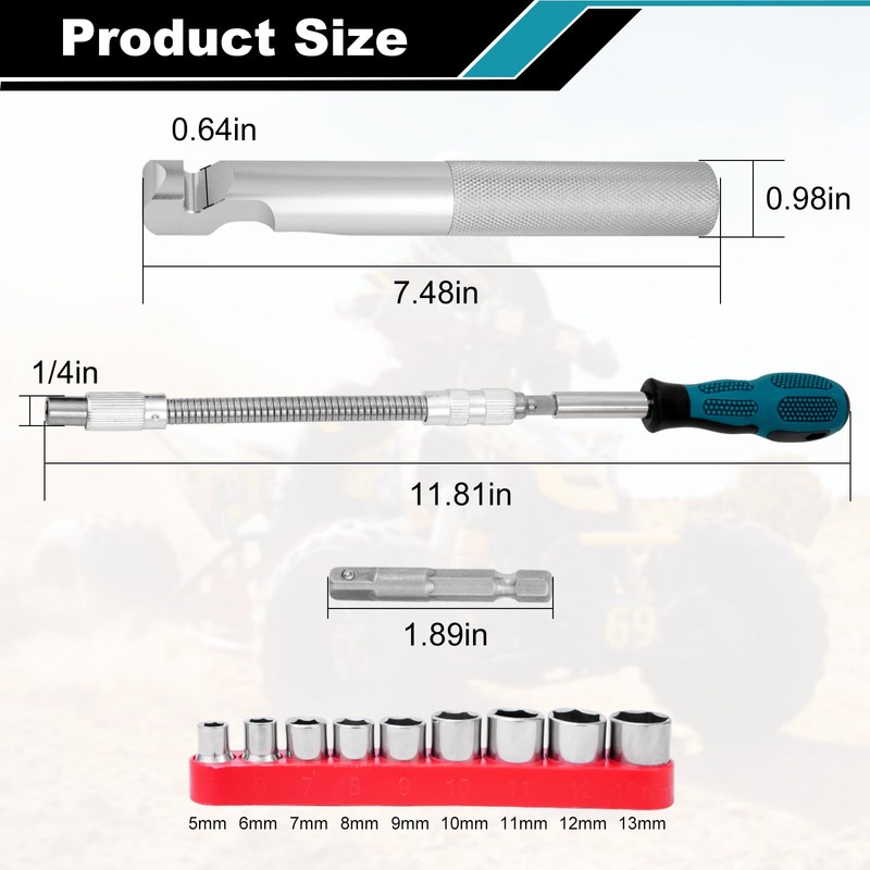Universal Belt Changing Tool Kit, Polaris RZR Clutch Cover Removal