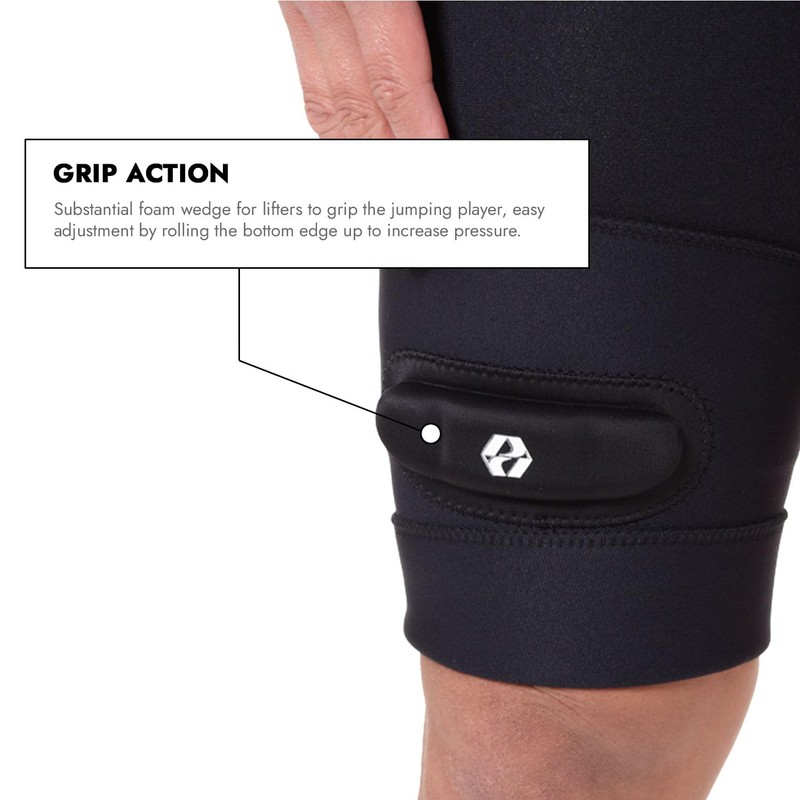 Body Armour NZ Rugby Union Lifting Blocks (Pair) Black -