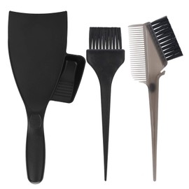 ANKROYU Hair Dyeing Tool Set, Dye Board Hair, Hair Coloring Brush Set, Hair Dye Brush and Bowl Set, Coloring Applicator Brushes, Hair Highlight Plate, for Home and Salon Use