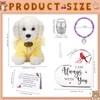 Kenning 5 Pcs Funeral Gift Set Cremation Stuffed Dog for