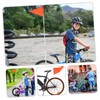 Abaodam 2Pcs Bike Safety Flags High Visibility Cycling Flags for