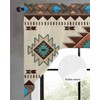 Kontanderi Western Southwest Swag Valances for Windows, Swag Kitchen Curtain